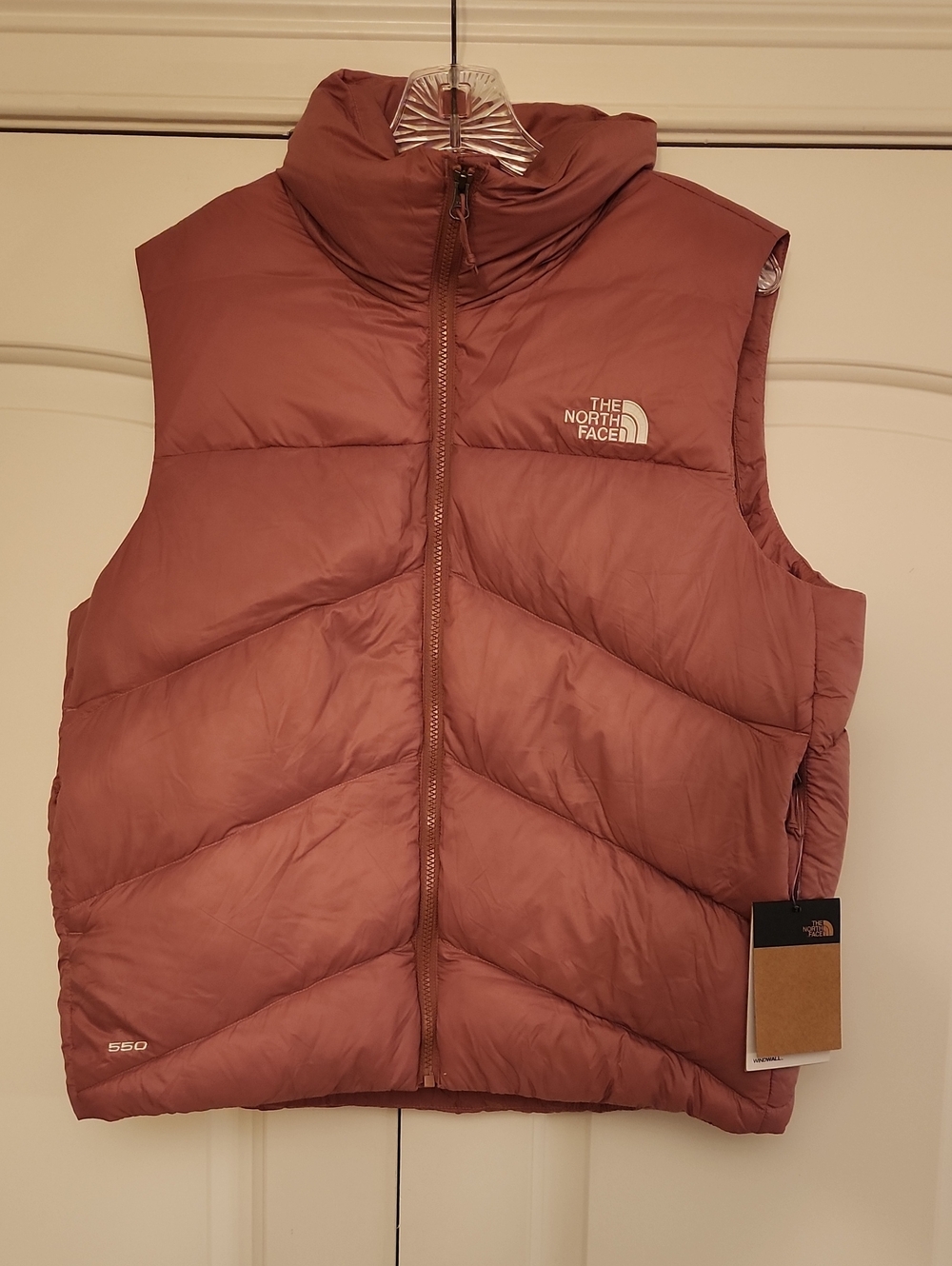 The North Face Women's Pink Quilted Jacket - Relaxed Fit